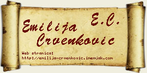 Emilija Crvenković vizit kartica